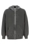 Sacai Mens  Garment Dye Cotton-jersey Hoodie