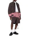 Sacai Garment-dyed Drawstring Shorts In Pink