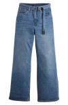 Sacai Gender Inclusive Levi's® Belted Wide Leg Jeans In Blue