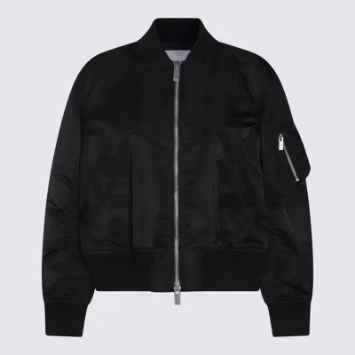 Sacai Giacche Nero In Black