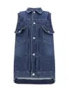 SACAI GILET DENIM