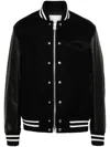 Sacai Black Gonz Edition Leather Bomber Jacket In 黑色