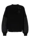 Sacai Gonz Multi-patch Sweater In Black