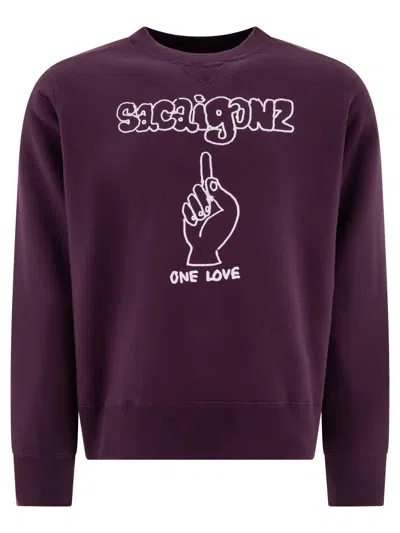 SACAI GONZ SACAIGONZ SWEATSHIRTS PURPLE