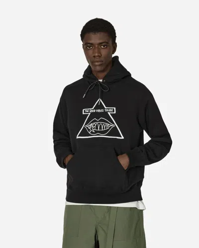 Sacai Gonz The Good Vibes Tribe Hoodie In Black