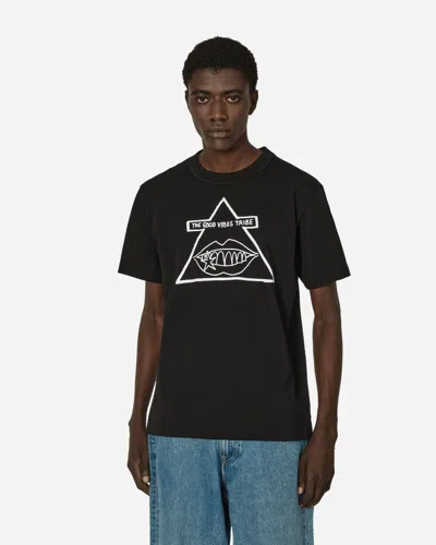 Sacai Gonz The Good Vibes Tribe T-shirt In Black