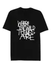 Sacai Where The Wild Things Are T-shirt In Black