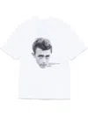 Sacai James Dean Graphic Logo T-shirt In White