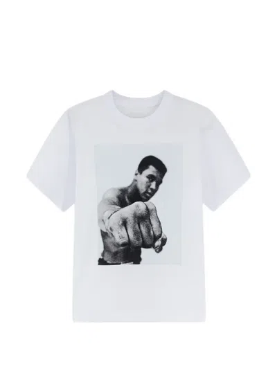 Sacai Graphic-print T-shirt In White