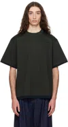 Sacai Green Cotton Jersey T-shirt