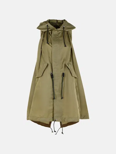 Sacai Green Nylon Vest