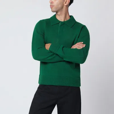 SACAI SACAI  GREEN WOOL SWEATER