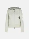 Sacai Grey Cotton Blend Sweatshirt In Neutral