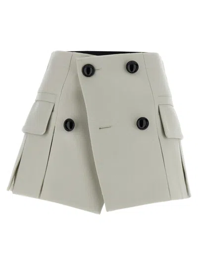 SACAI GREY MELTON SKORT
