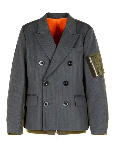 SACAI BLAZER - GRIS