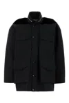 Sacai Pocket-detailed Velvet Panel Jacket