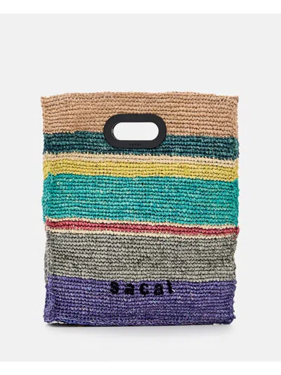 SACAI HANDBAG SACAI WOMAN COLOR MULTICOLOR,G65917005