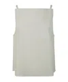 Sacai Cotton Poplin Camisole Shirt In White
