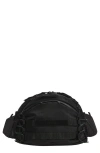 Sacai Hike Tech Canvas Belt Bag In Black