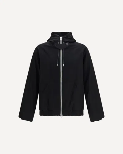 Sacai Long-sleeve Casual Jacket In Black