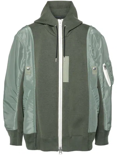 Sacai Hooded Jacket In Multi
