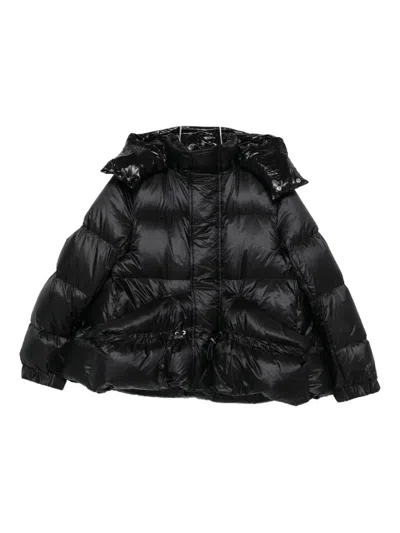 Sacai Hooded Quilted Jacket In Multi