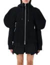 SACAI SACAI BALLOON SLEEVES HOODIE