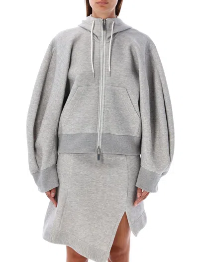 SACAI SACAI HOODIE SPONGE FLEECE