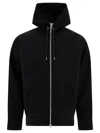Sacai Hoodie-style Bomber Jacket In Black