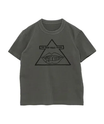 Sacai Item O-neck Short-sleeved T-shirt In Black