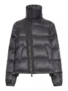Sacai Black Down Jacket In Black