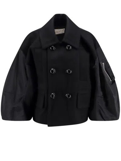 Sacai Jacket In Black