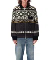 Sacai Pattern Long-sleeved Jacket In Black