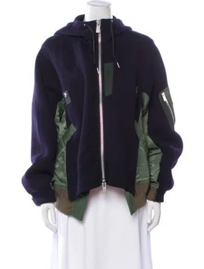 Pre-owned Sacai Jacket In Blue