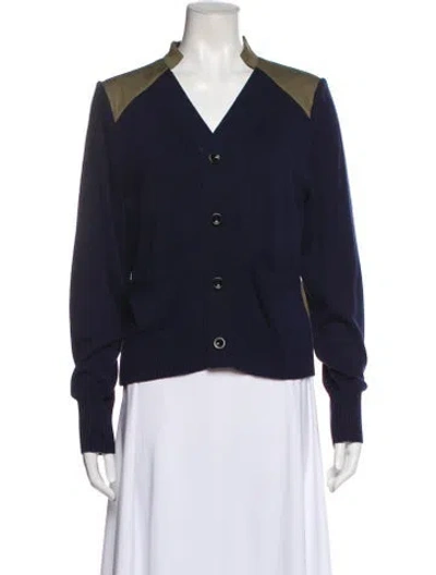 Pre-owned Sacai Jacket In Blue