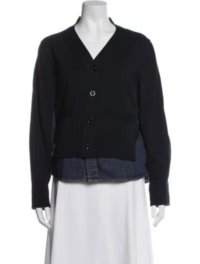 Pre-owned Sacai Jacket In Blue
