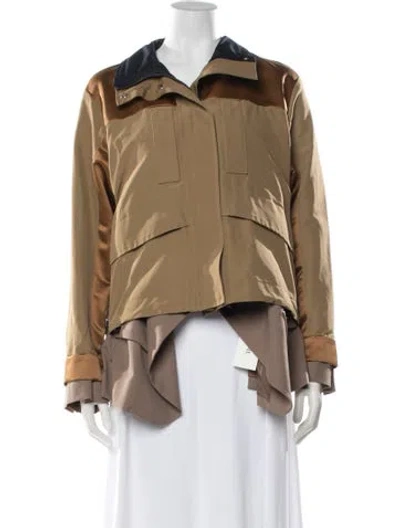 Pre-owned Sacai Jacket In Brown