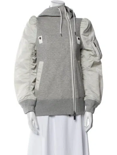 Pre-owned Sacai Jacket In Gray