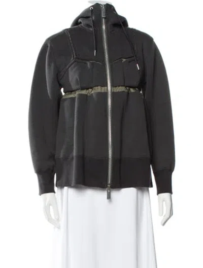 Pre-owned Sacai Jacket In Gray