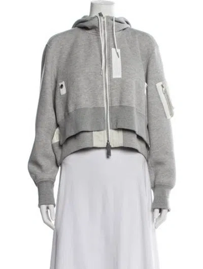 Pre-owned Sacai Jacket In Grey