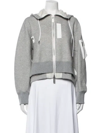 Pre-owned Sacai Jacket In Grey