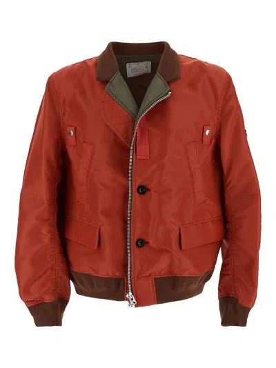 Sacai Jacket Man In Red