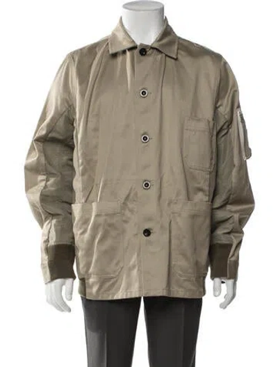 Pre-owned Sacai Jacket In Neutrals