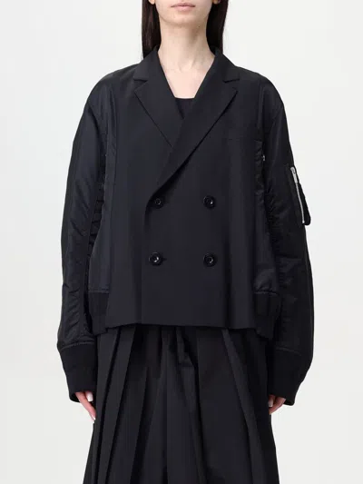 Sacai Jacket  Woman Colour Black