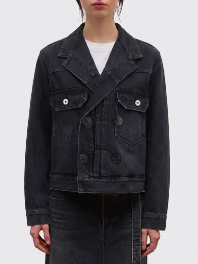Sacai Jacket Woman  In Black