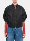Sacai Black Regular Fit Bomber Jacket In Schwarz