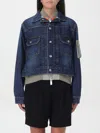 SACAI 外套 SACAI 女士 颜色 牛仔布,F28199028