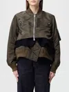 Sacai Jacket  Woman Color Kaki In Green