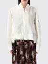 Sacai Bomber Jacket In Weiss