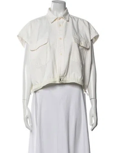 Pre-owned Sacai Jacket In White